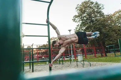 Human flag (bandera humana): progresión completa paso a paso