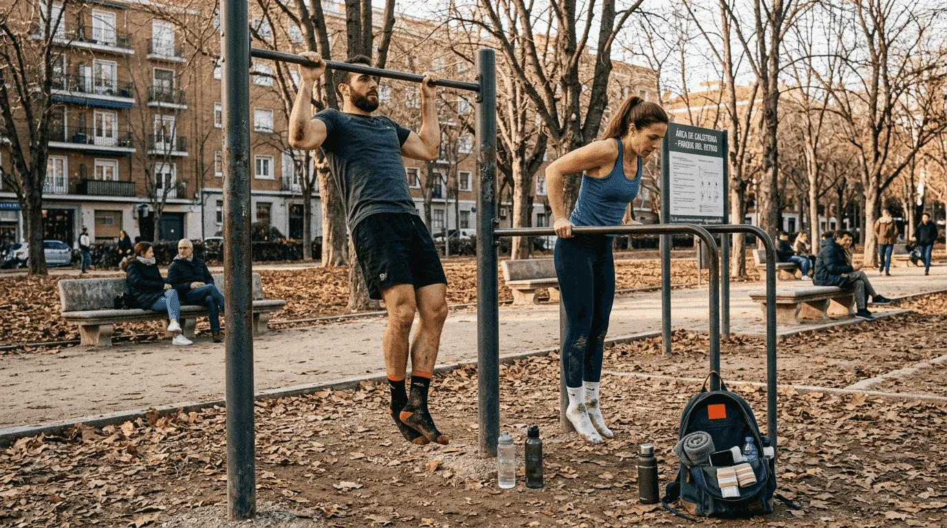 Cómo progresar en calistenia en Madrid en 2026: guía completa